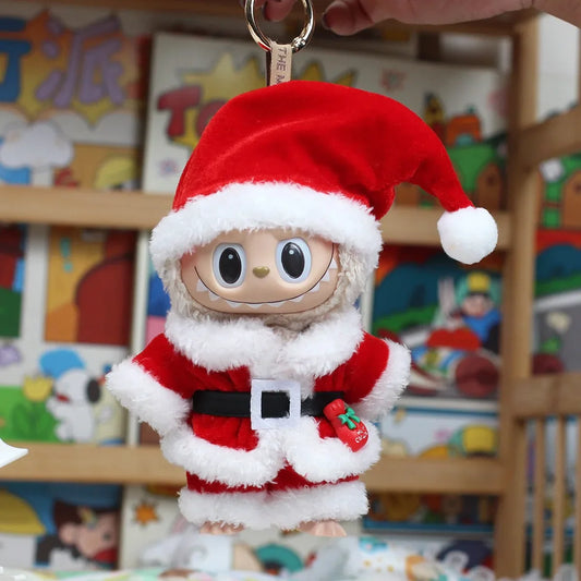 Labubu Xmas Dress-Up Set – Santa & Snowman