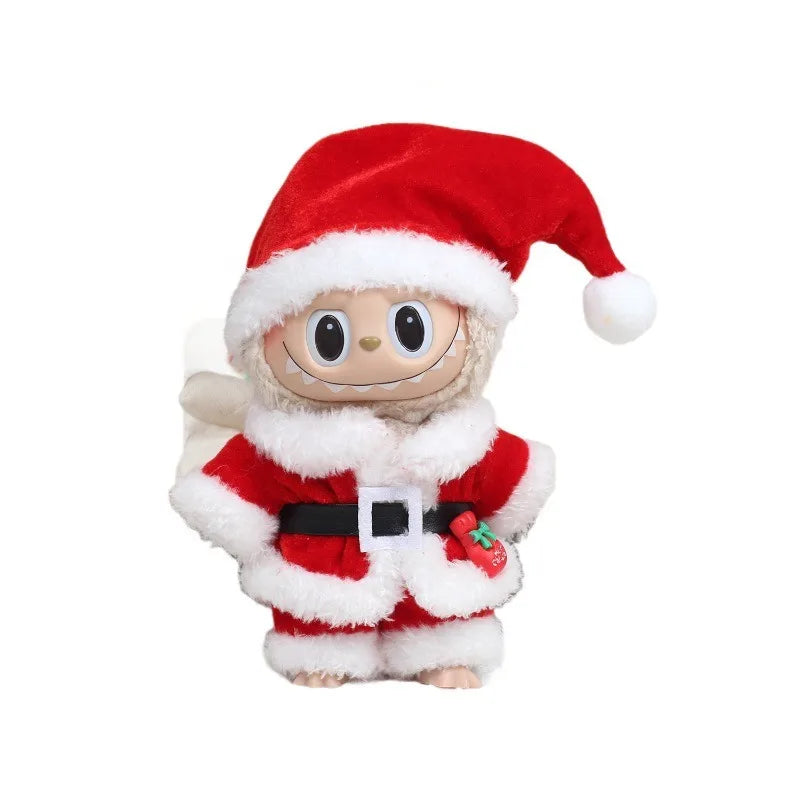 Labubu Xmas Dress-Up Set – Santa & Snowman