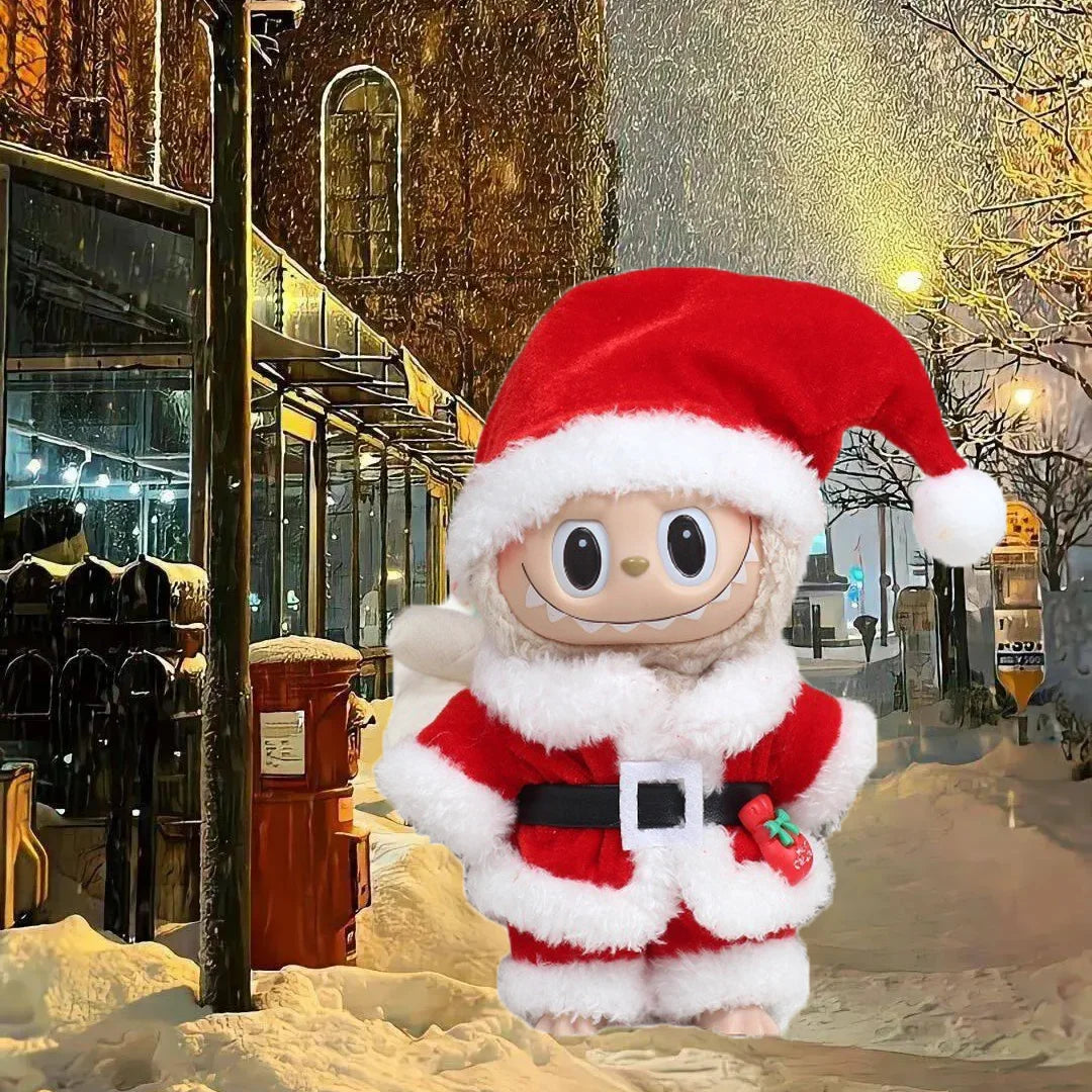 Labubu Xmas Dress-Up Set – Santa & Snowman