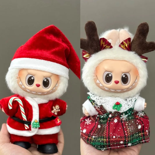 Labubu Christmas Dress-Up – Tiny Outfits, Big Holiday Energy!