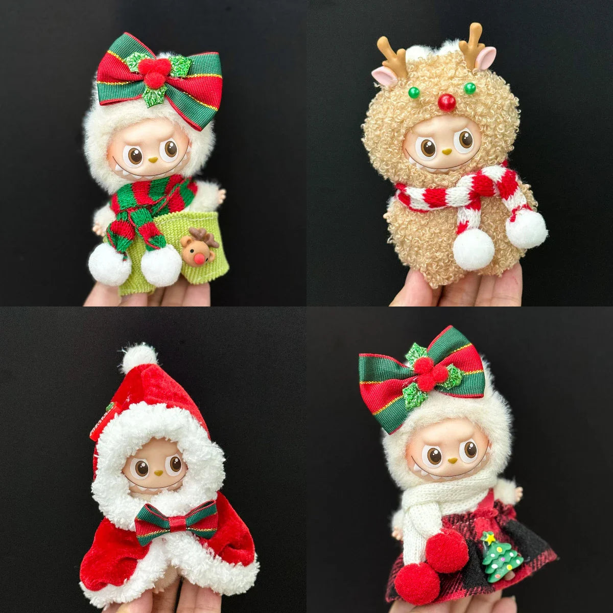 Labubu Christmas Dress-Up – Tiny Outfits, Big Holiday Energy!