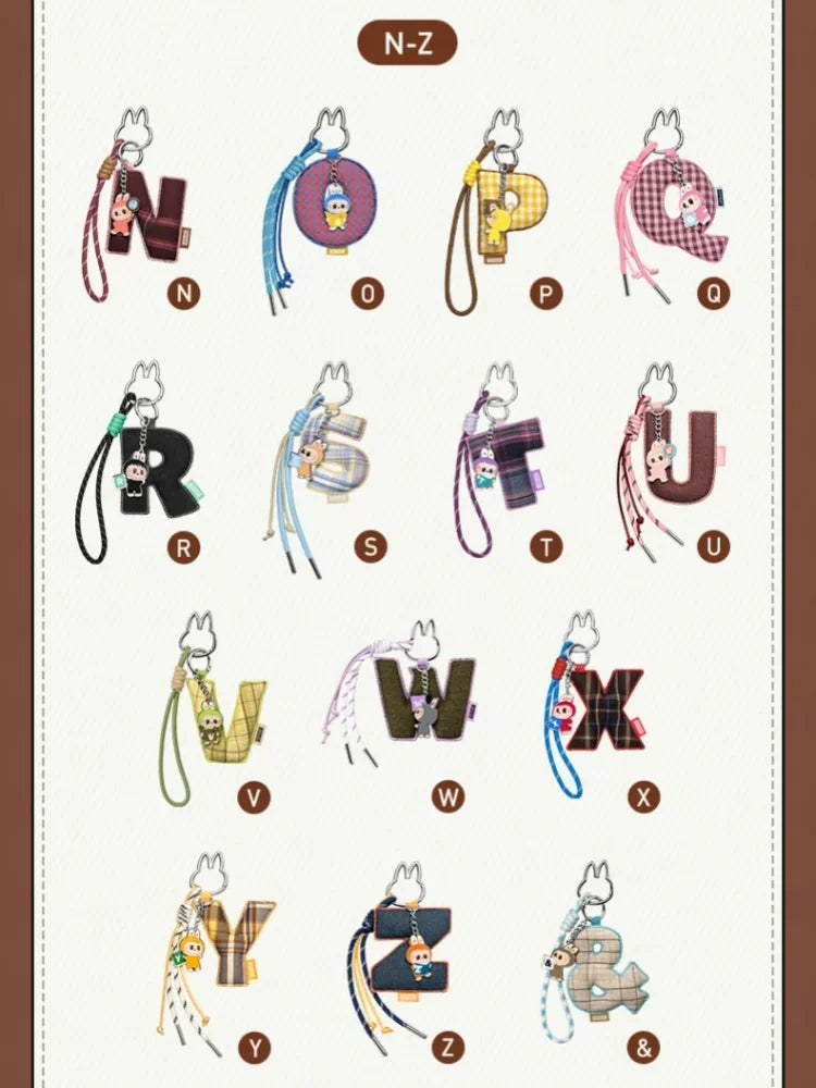 Pop Mart Labubu Pin for Love Letter Pendant – From A to Z with Labubu